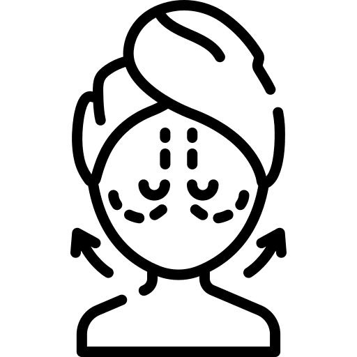 Beauty correction surgery woman icon