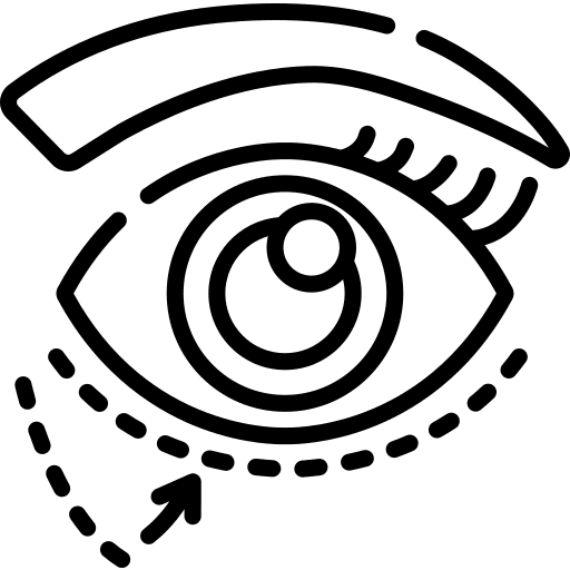 Eye medical healthcare and medical fill icon