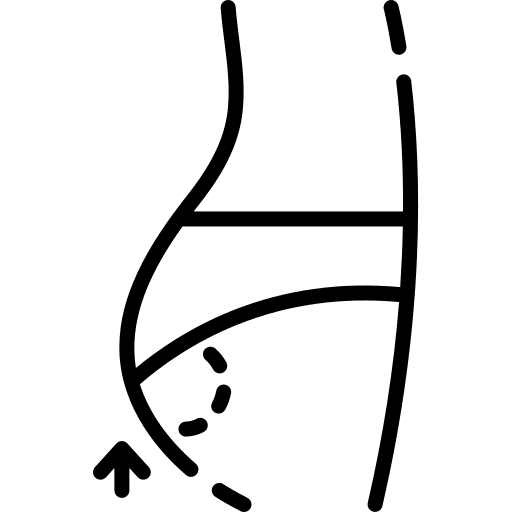 Aesthetic woman surgery plastic surgery icon