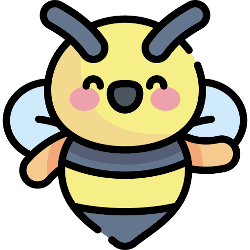 Bee animals wasp insect icon