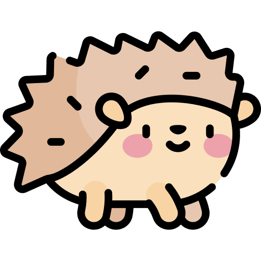 Hedgehog zoo animal kingdom pet icon