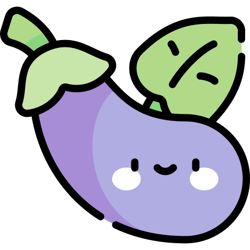 Eggplant diet eggplant vegetables icon