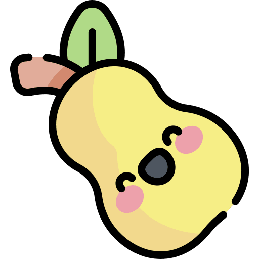 Pear fruit pear vegetarian icon