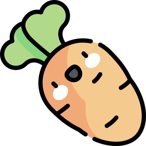 Carrot healthy food vegetarian food and restaurant icon