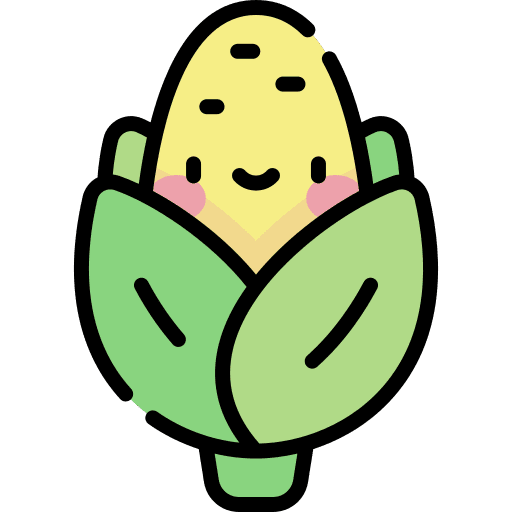 Corn healthy food diet vegan icon