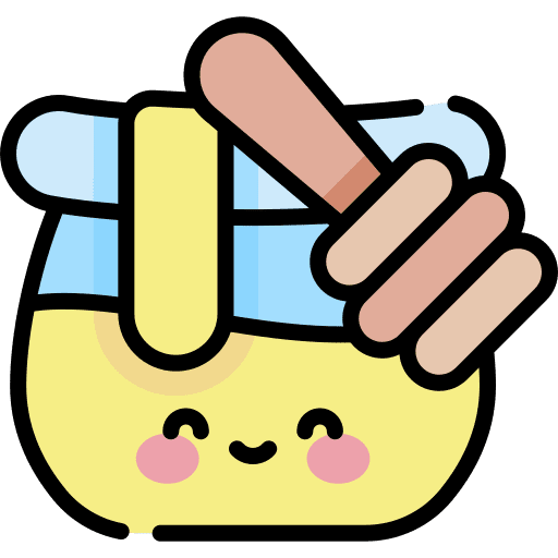 Honey vegan organic honeycomb icon