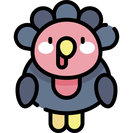 Turkey farmer animal kingdom turkey icon