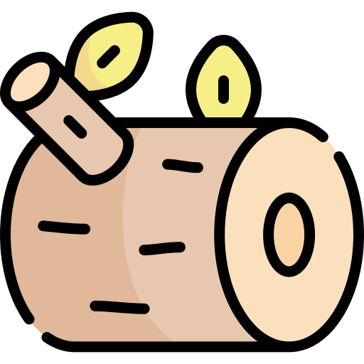 Log nature tree firewood icon