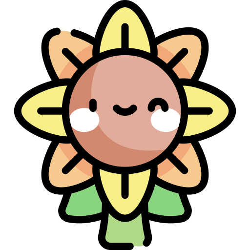 Sunflower farming and gardening nature sunflower icon