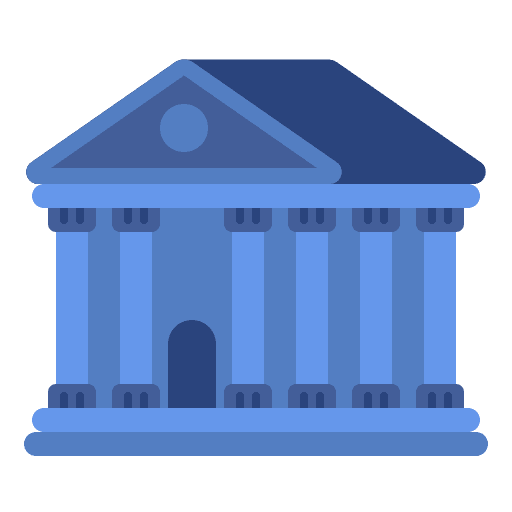 Bank world financial management financial icon