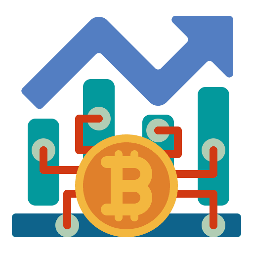 Cryptocurrency cryptocurrency market financial icon