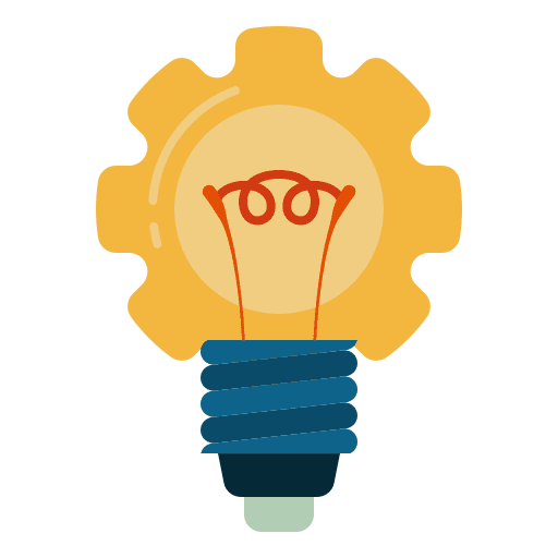 Innovation project management technology business and finance icon