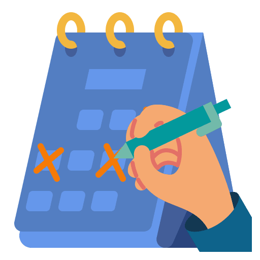 Planing business and finance graph management icon