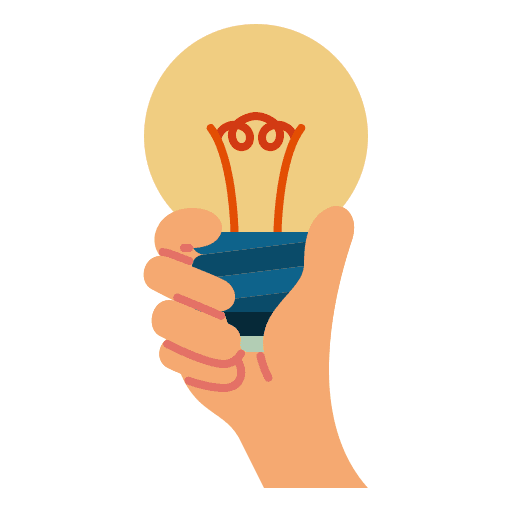 Idea hand idea knowledge icon