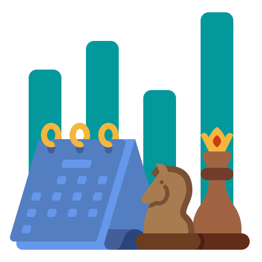Strategy business and finance investment management icon