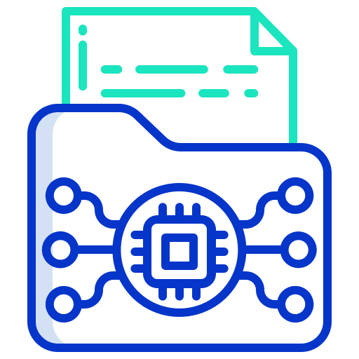 Folder cpu technical support computer icon