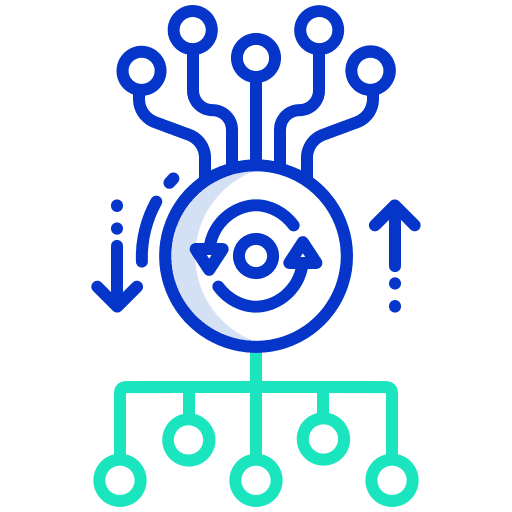 Process objective electronics industry icon Process objective electronics industry icon