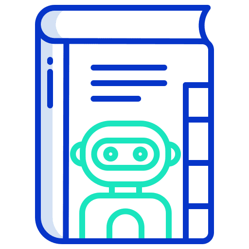 Book text format learn instructions icon Book text format learn instructions icon