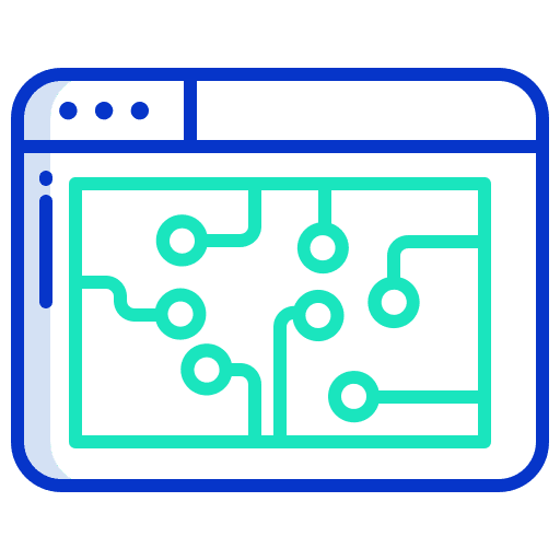 Website data analysis information icon Website data analysis information icon