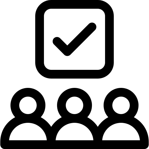 Recruitment check job recruitment icon