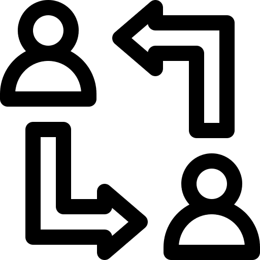 Shift shift people position icon