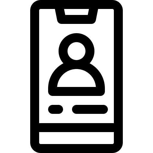 Smartphone personal smartphone electronics icon