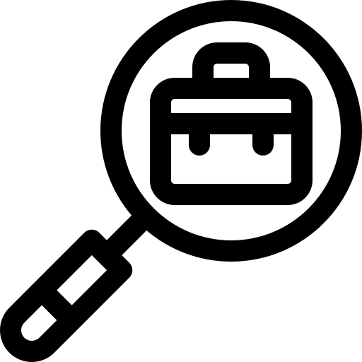 Search job career work job icon