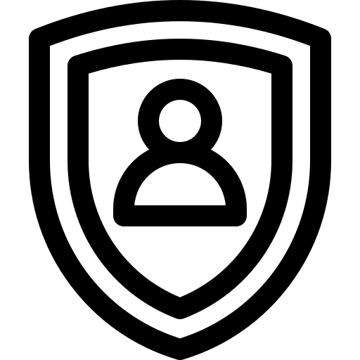 Shield shield account user icon