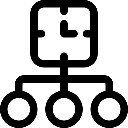 Time management organization time management hour icon