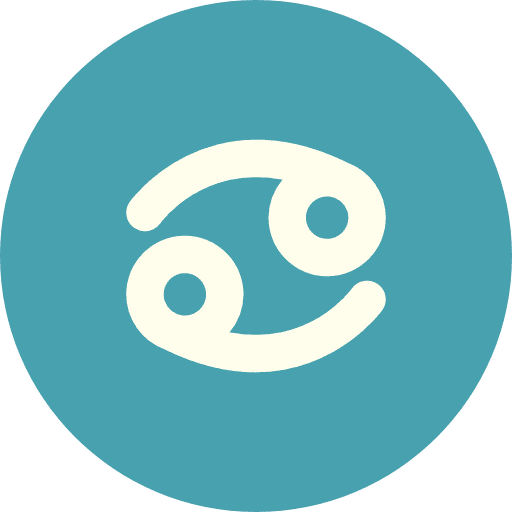 Cancer constellation horoscope signs icon Cancer constellation horoscope signs icon