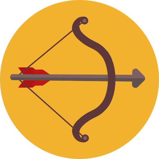 Sagittarius zodiac horoscope astrology icon