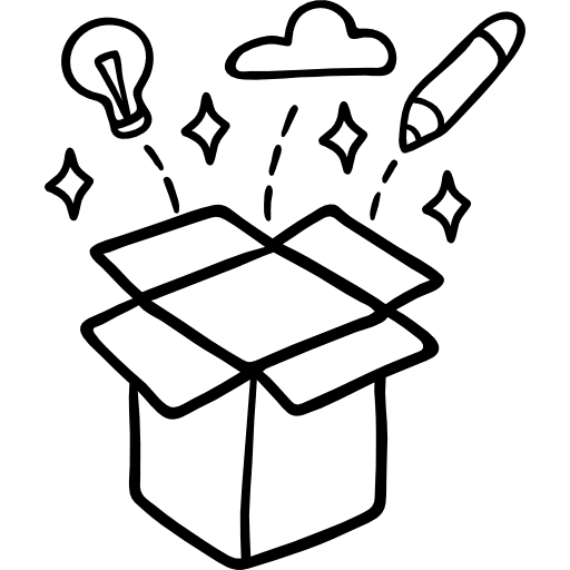 Creativity brainstorm creativity idea icon