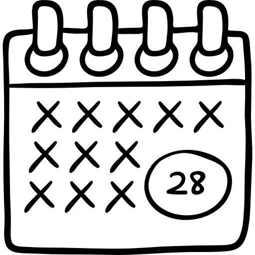 Deadline business calendar deadline icon