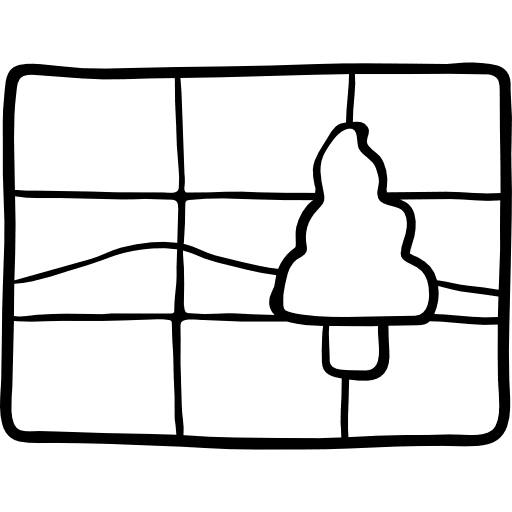 Rule of thirds grid ui rule of thirds icon