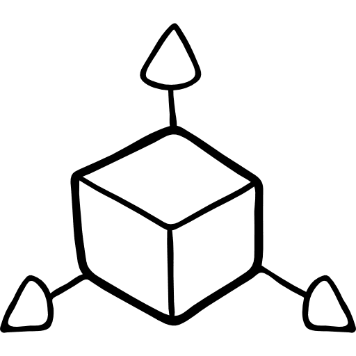 Cube cubes space cube icon