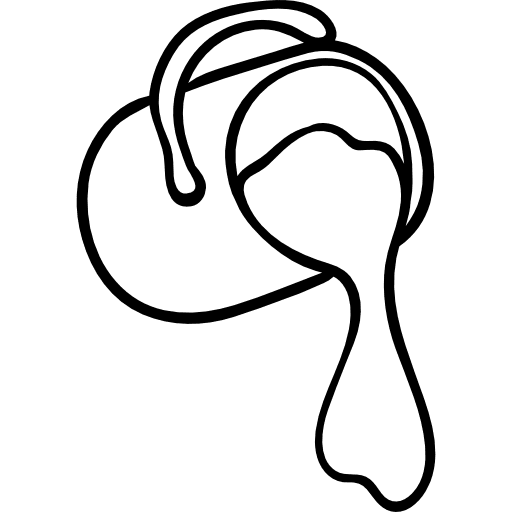 Paint bucket graphics editor interface fill icon