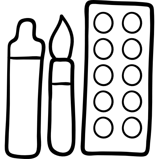 Watercolor paint art watercolor icon