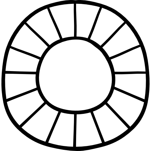 Color wheel wheels wheel variety icon