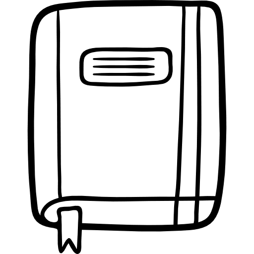 Notebook address book notebook bookmark icon