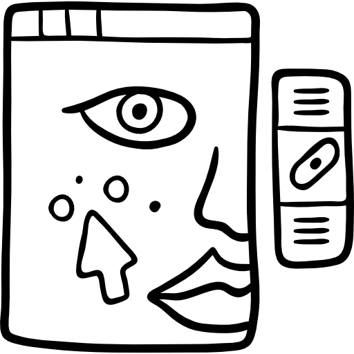 Retouch computer retouch photo icon