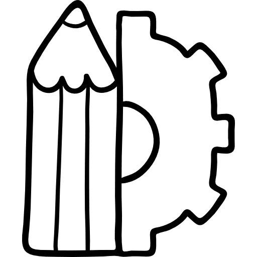 Settings gear edit tools configuration icon