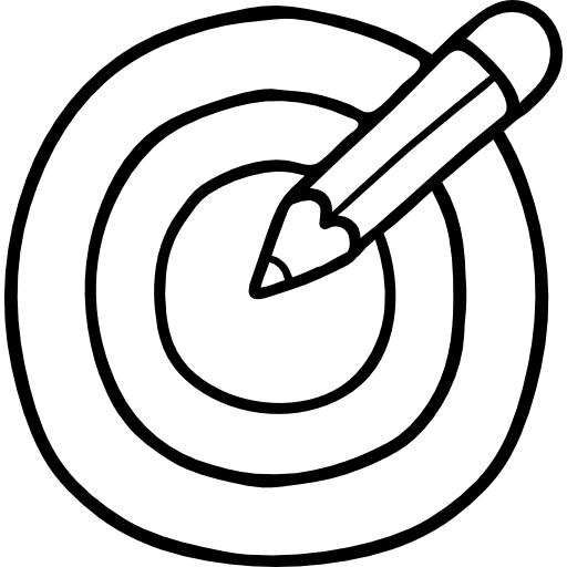 Target archery sport archer icon