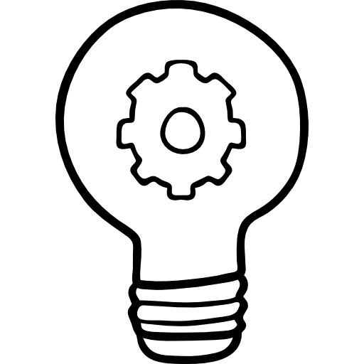 Idea illumination idea invention icon
