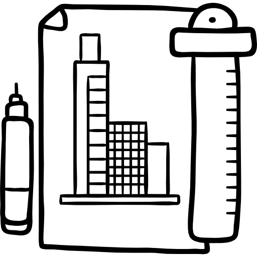 Architecture buildings edit tools architecture icon