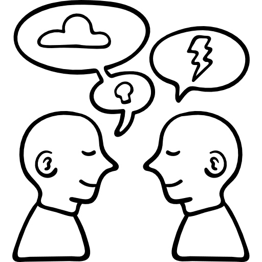 Brainstorm think creativity idea icon