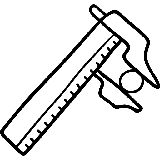 Caliper construction and tools home repair tool icon