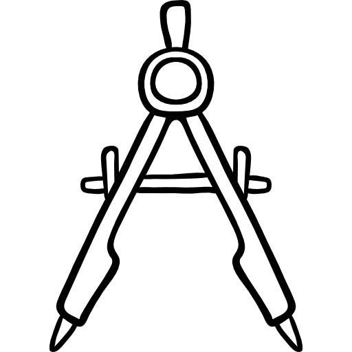 Compass edit tools drawing tools and utensils icon