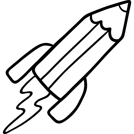 Startup rocket launch rocket ship space ship icon