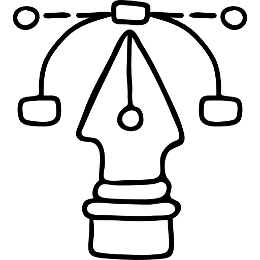 Vector pen vector interface icon