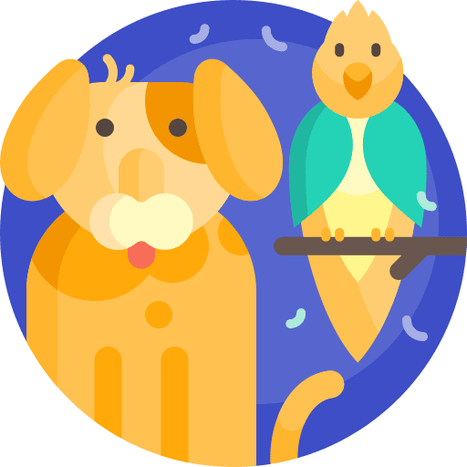 Pets fur allergen dog icon
